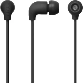 AIAIAI Pipe Earphones with One Button Mic | Black