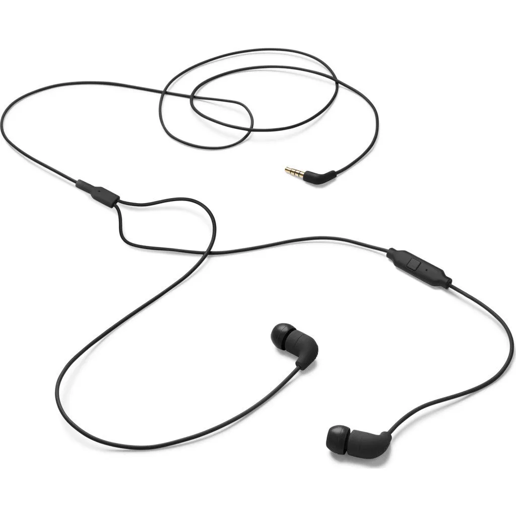 AIAIAI Pipe Earphones with One Button Mic | Black