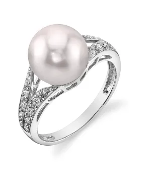 Akoya Pearl & Diamond Robbi Ring