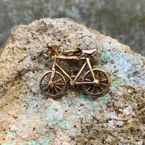 Antique Mechanical Bike Charm