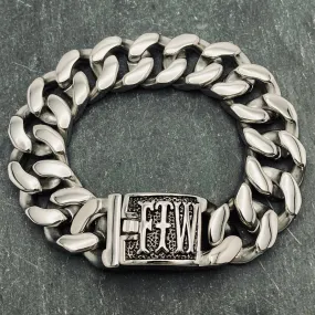 Bagger Bracelet - EASY BIKER - FTW Polished - 3/4 wide - B118