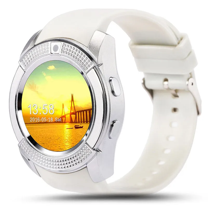 bluetooth smart watch for android phone support SIM/TF men women