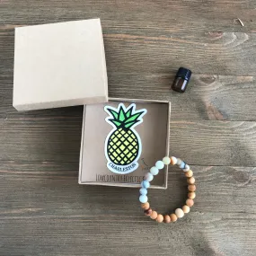 Charleston Gemstone Essential Oil Diffuser Bracelet-- FREE STICKER