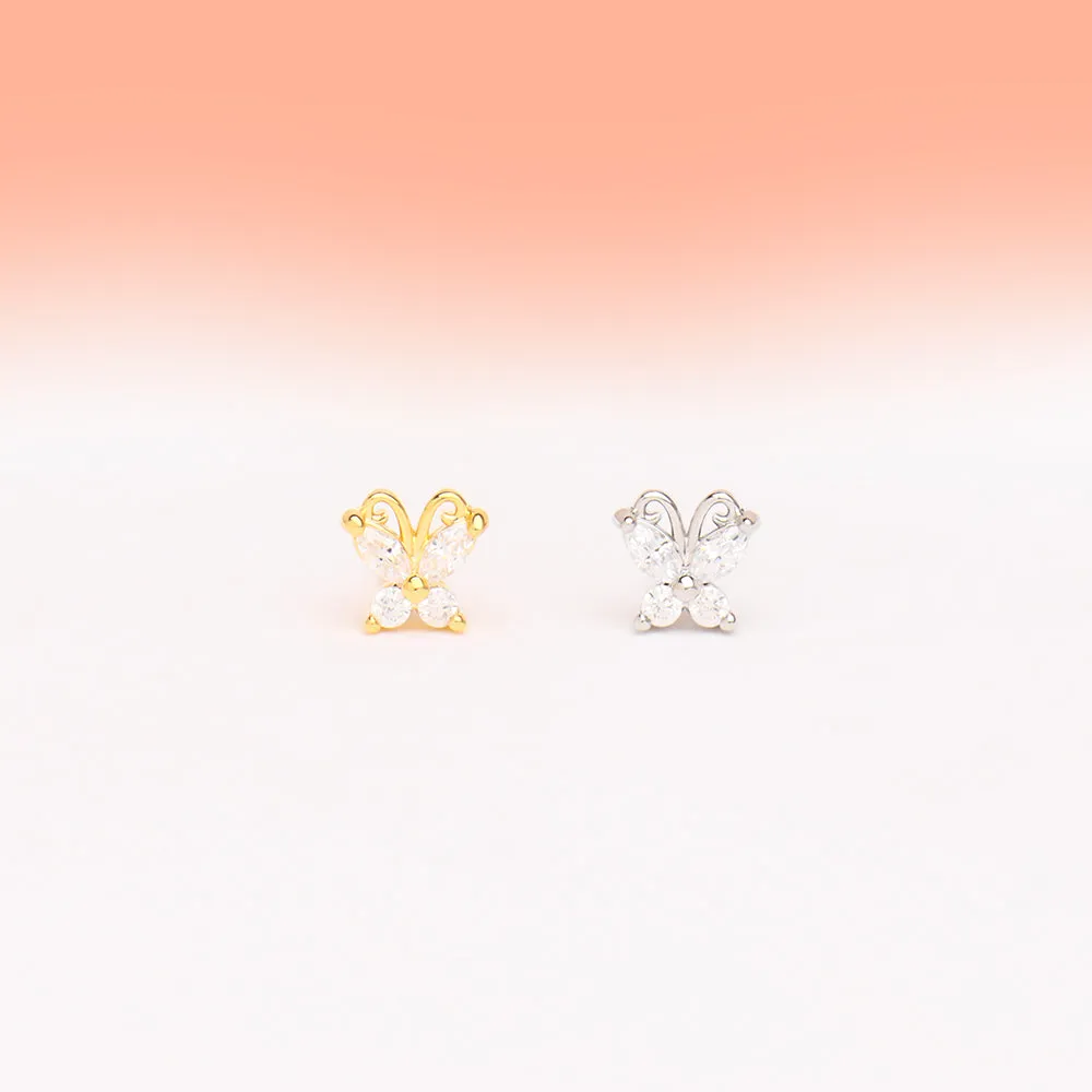 Charm Butterfly Stud