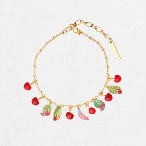 Cherry Charm Bracelet