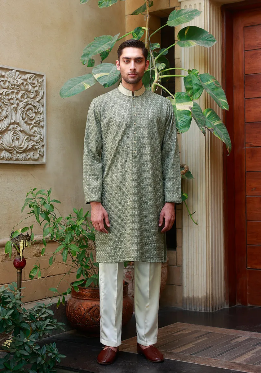 Couture Green Kurta Pajama