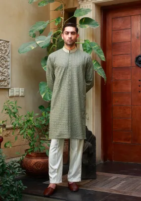 Couture Green Kurta Pajama