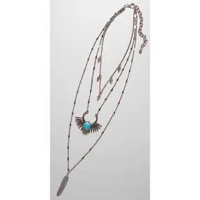 Cowgirl Confetti Women's Rising Sun 3 Layer Necklace