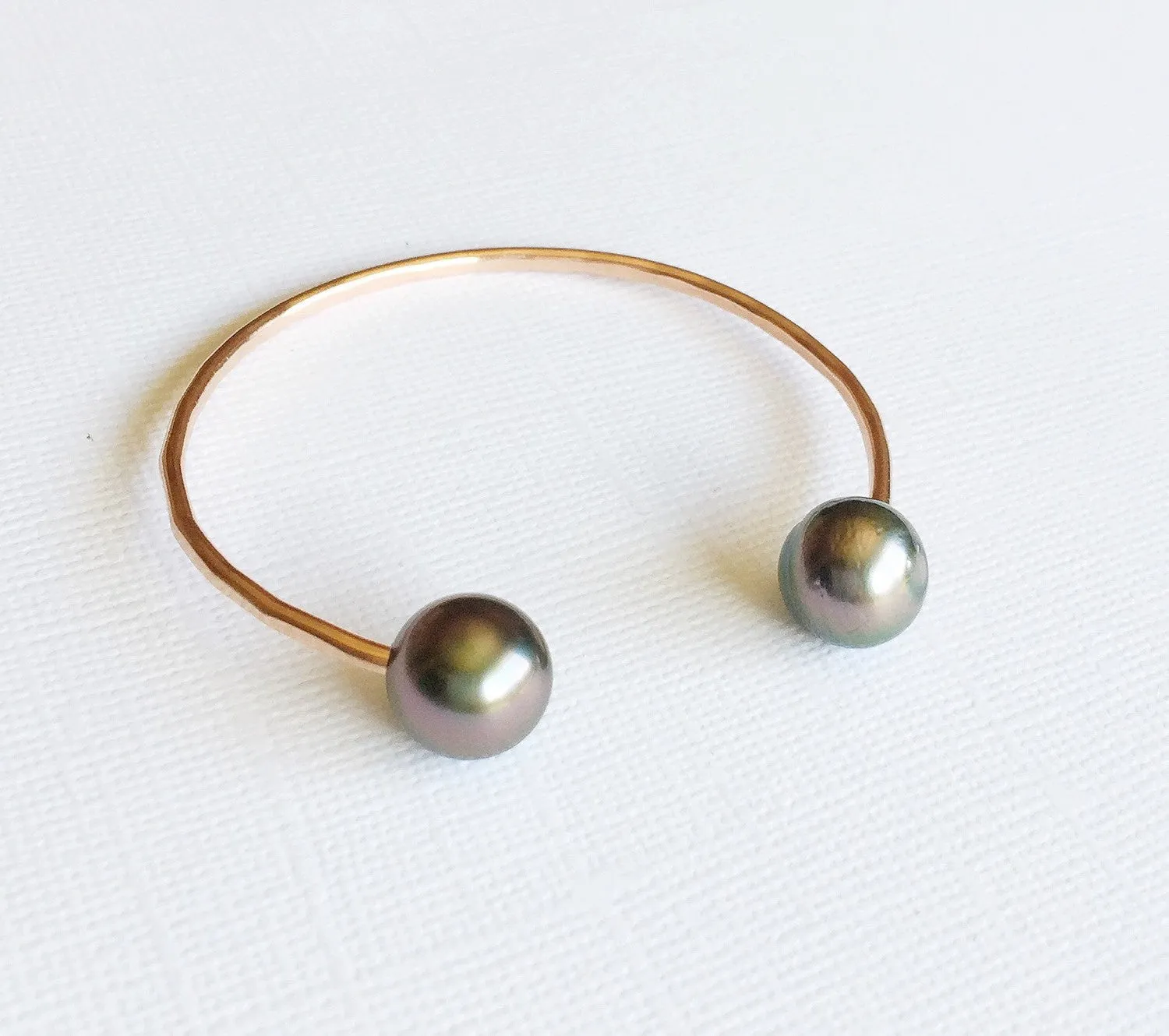 Cuff Adora - tahitian pearls (B100)