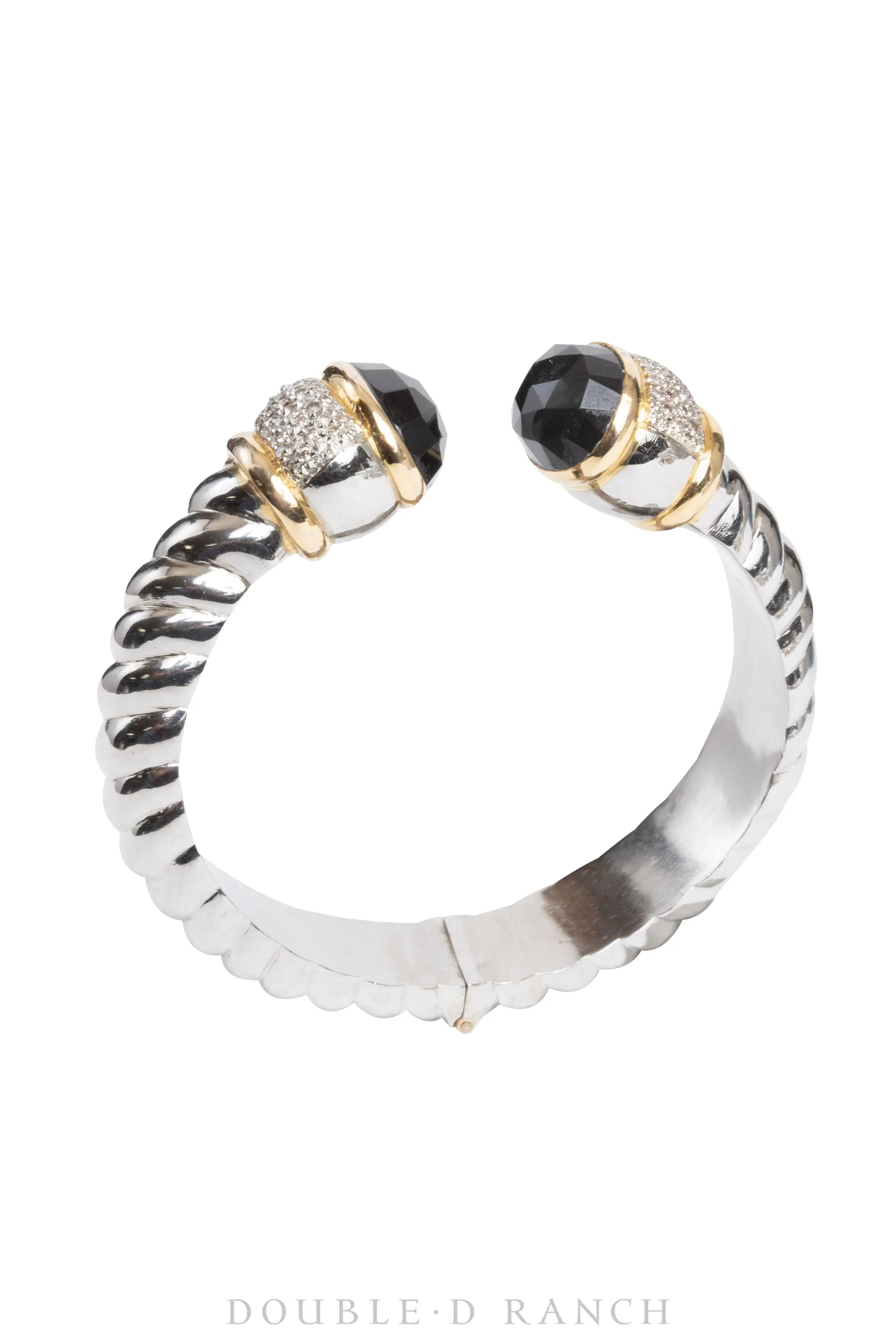 Cuff, Diamond Collection, Rope, Diamonds, Onyx, Contemporary, 3487B