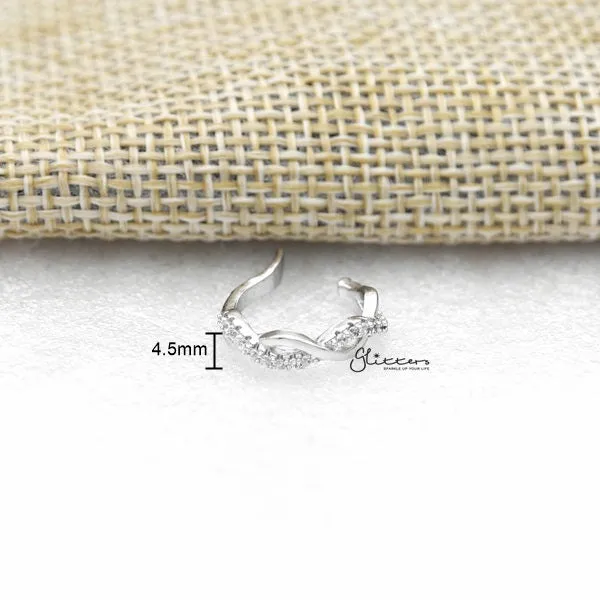 C.Z Infinity Ear Cuffs - Non Piercing Ear Cuffs