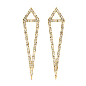 Diamond Kite Earrings