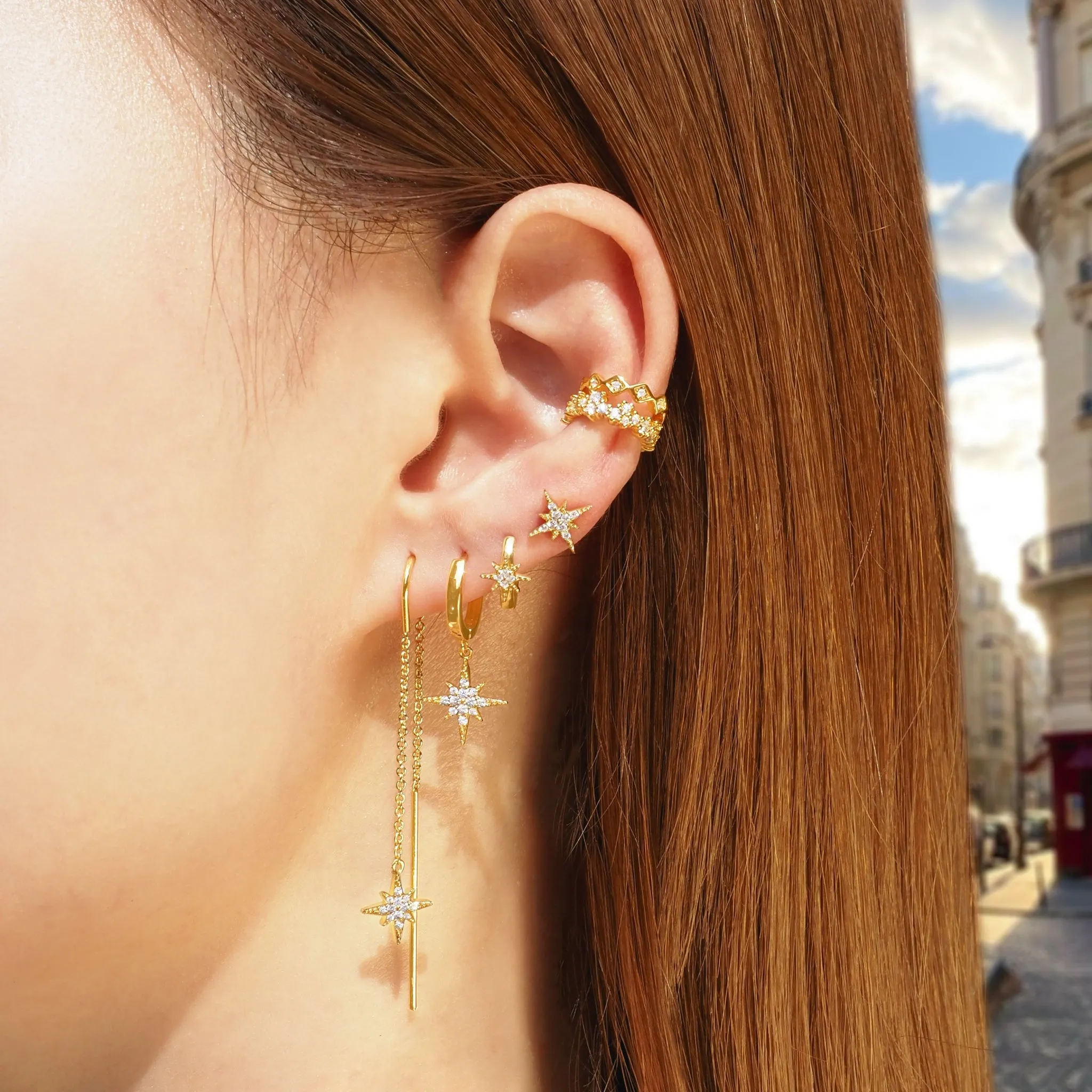 Diamond Shape Ear Cuff