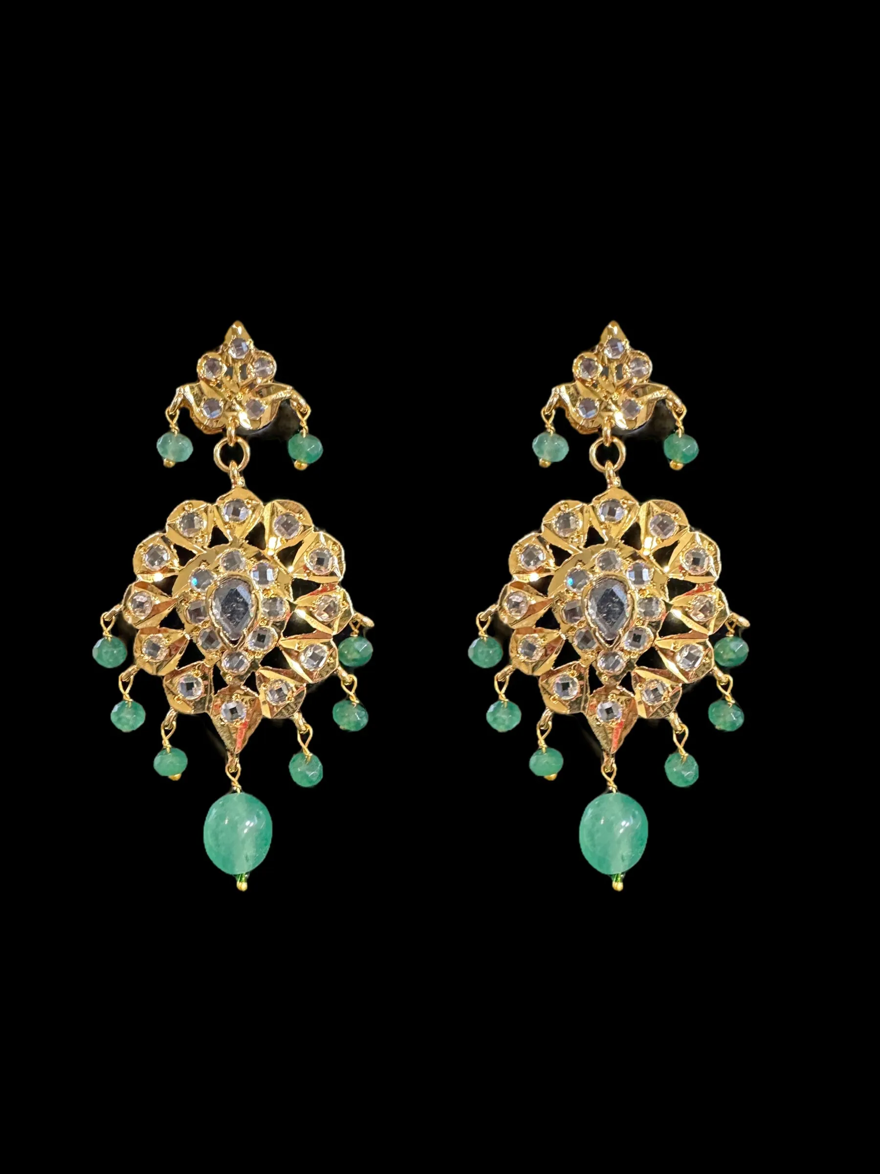 DLN46 ENESSA hyderabadi Rani haar with earrings ( READY TO SHIP )