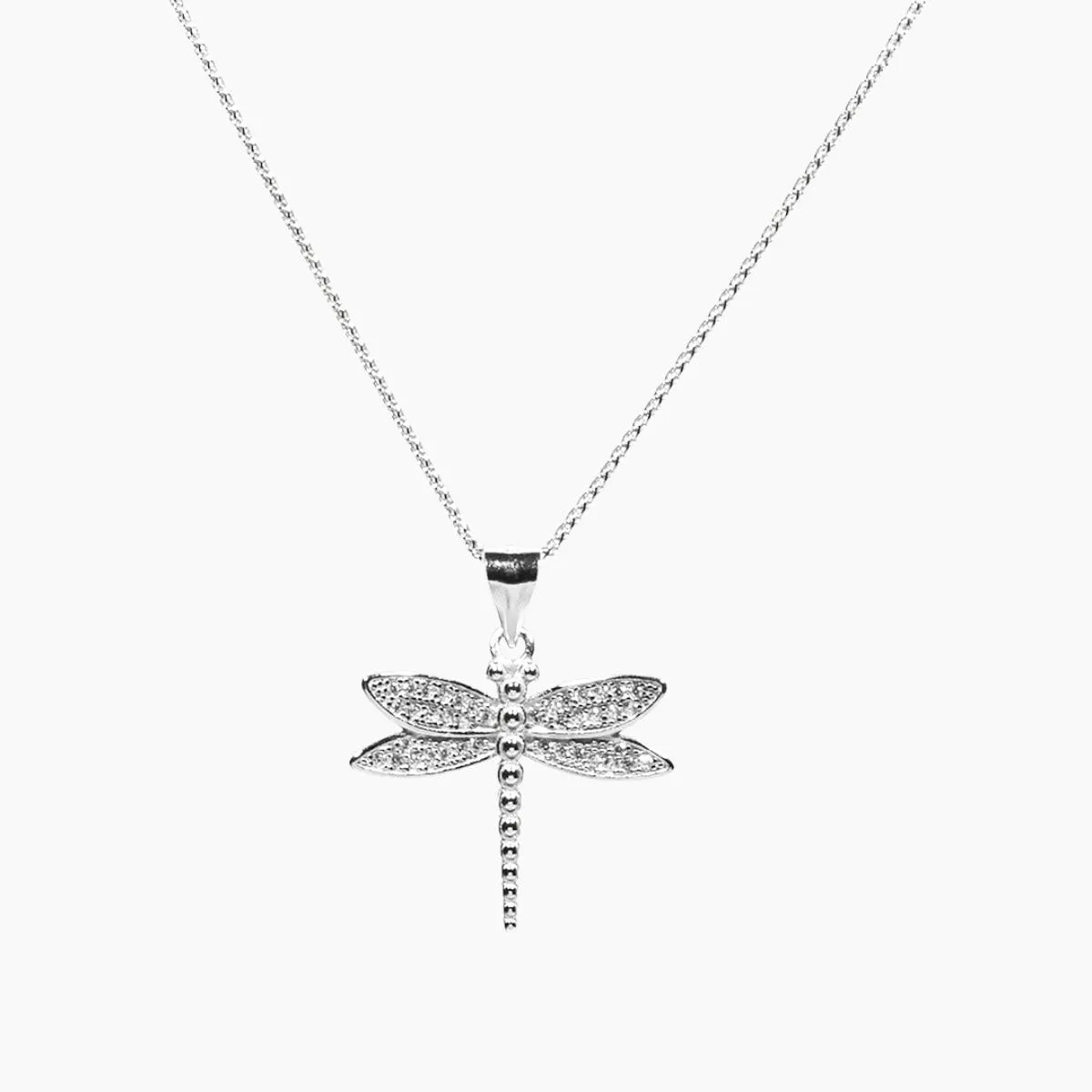 Dragonfly CZ Pendant