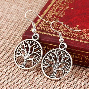 Drop Earrings (Brush Pile) Alloy Punk Silver Jewelry