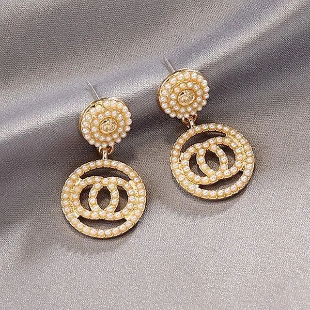 Drop Earrings Gold & Silver For Women