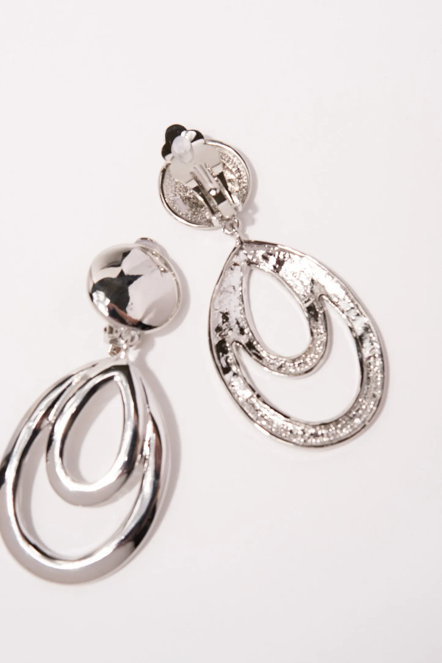 Ellie Tear Drop Clip-On Earrings