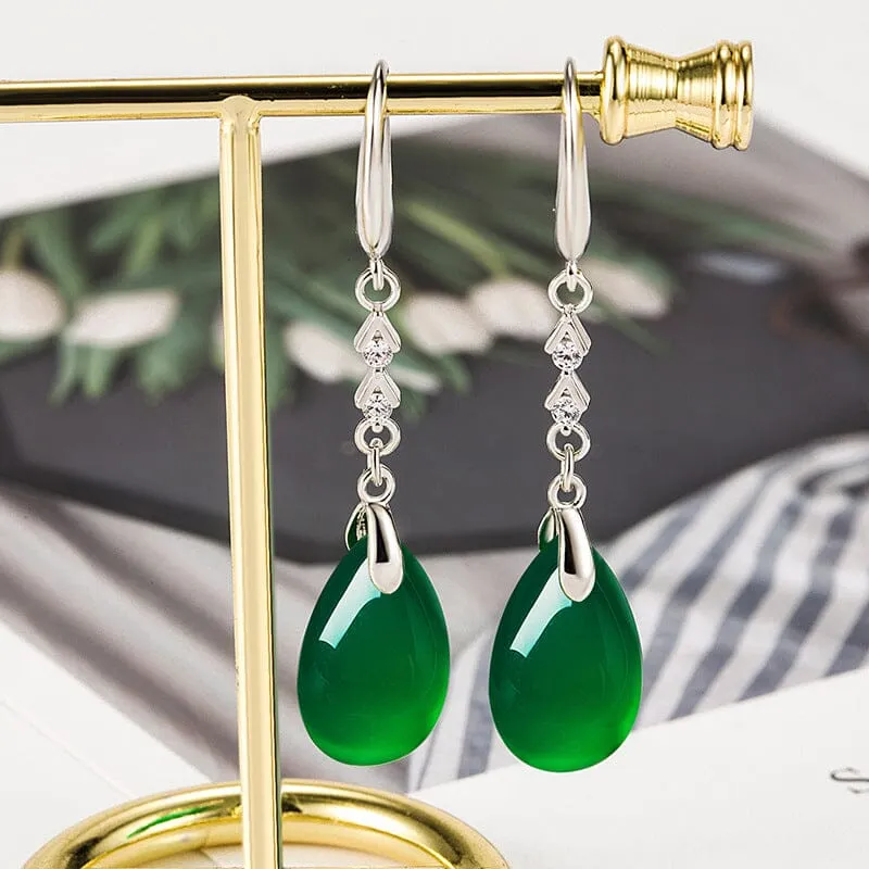 Emerald Bizuteria Orecchini Drop Earrings - 925 Sterling Silver