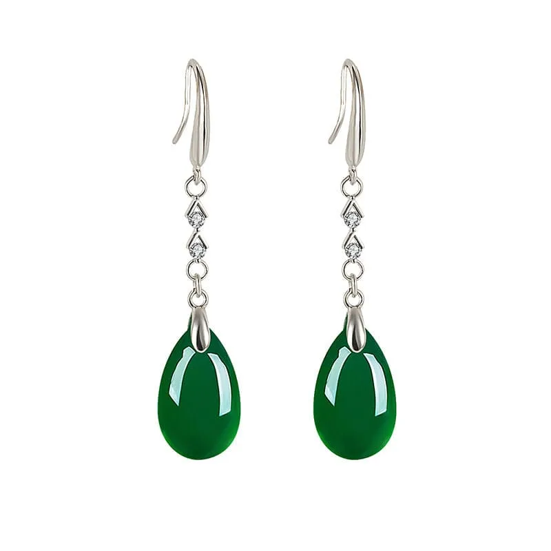 Emerald Bizuteria Orecchini Drop Earrings - 925 Sterling Silver