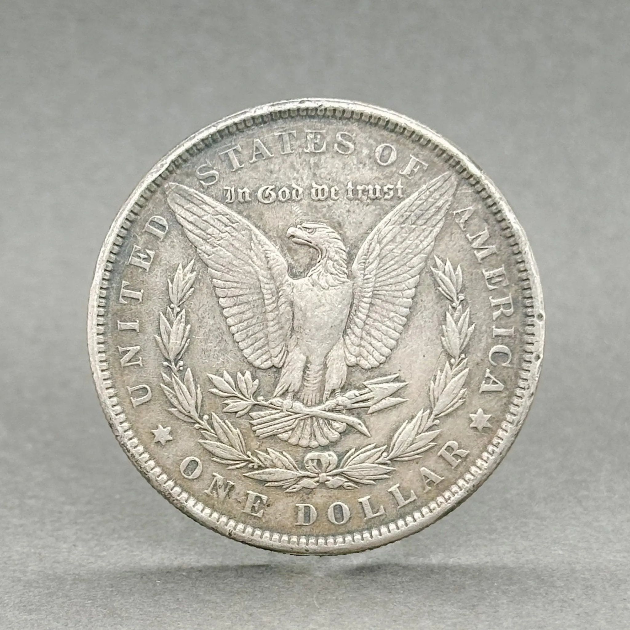 Estate 0.900 Fine Silver 1889 $1 Morgan Dollar Coin a