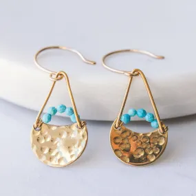 Gate Keeper Earrings- Turquoise