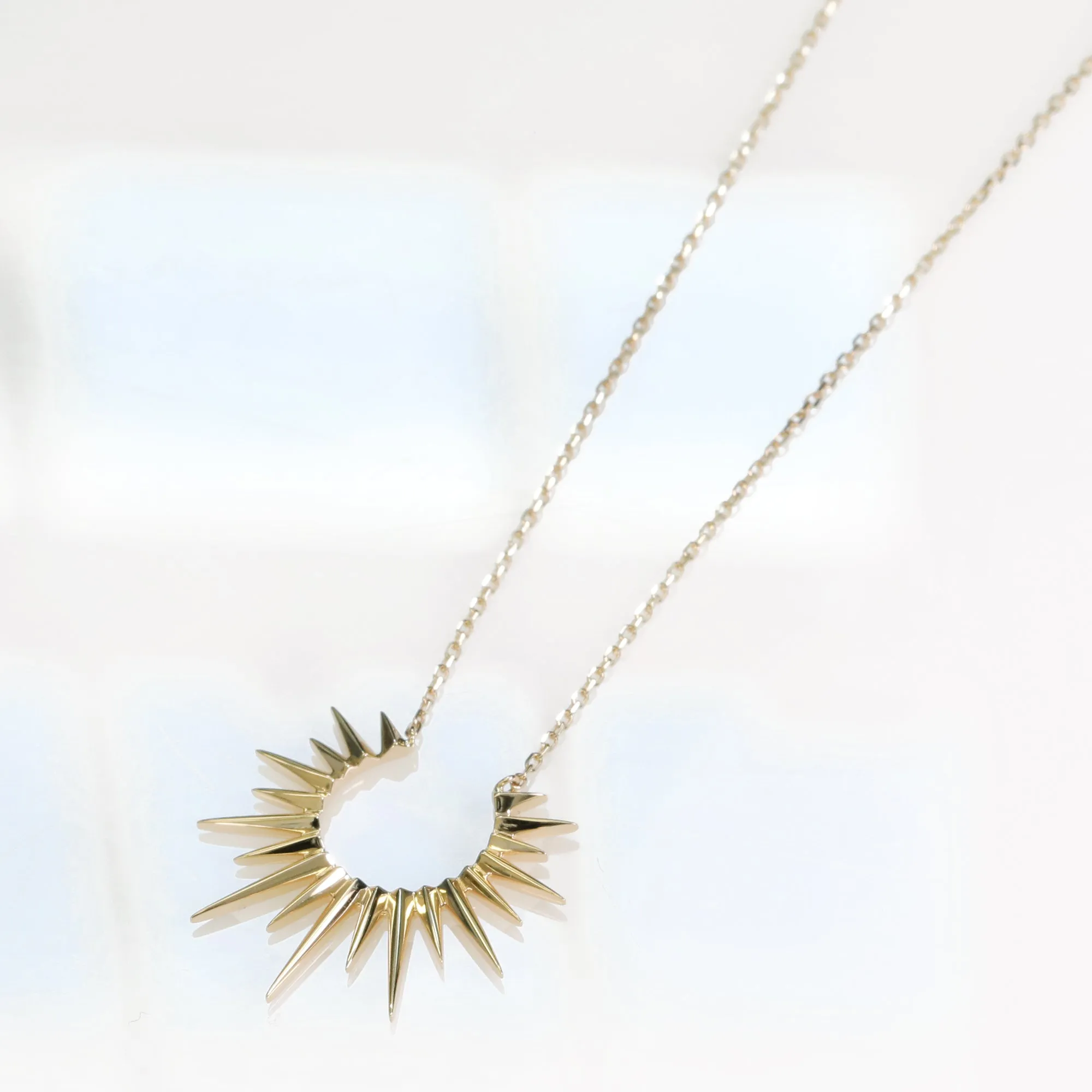 Gold Full Sun Necklace