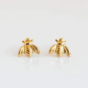 Golden Bee Earrings