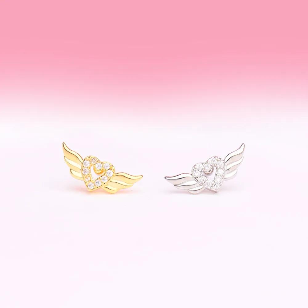 Heart Wing Stud