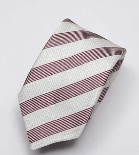 Heirloom Sebastian Men's Wine Stripped Tie