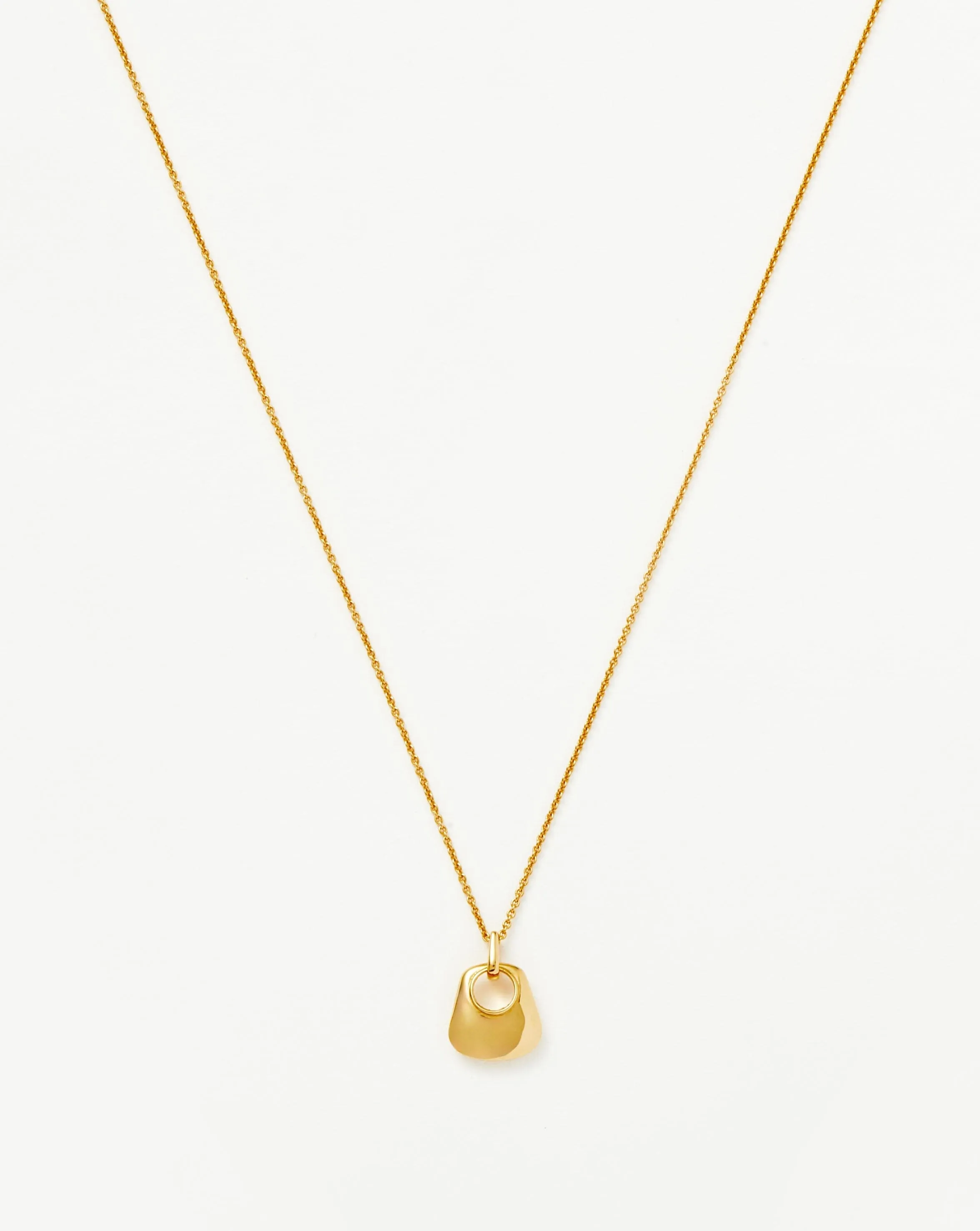 Hera Ridge Mini Pendant Necklace | 18ct Gold Plated Vermeil