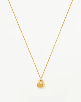 Hera Ridge Mini Pendant Necklace | 18ct Gold Plated Vermeil