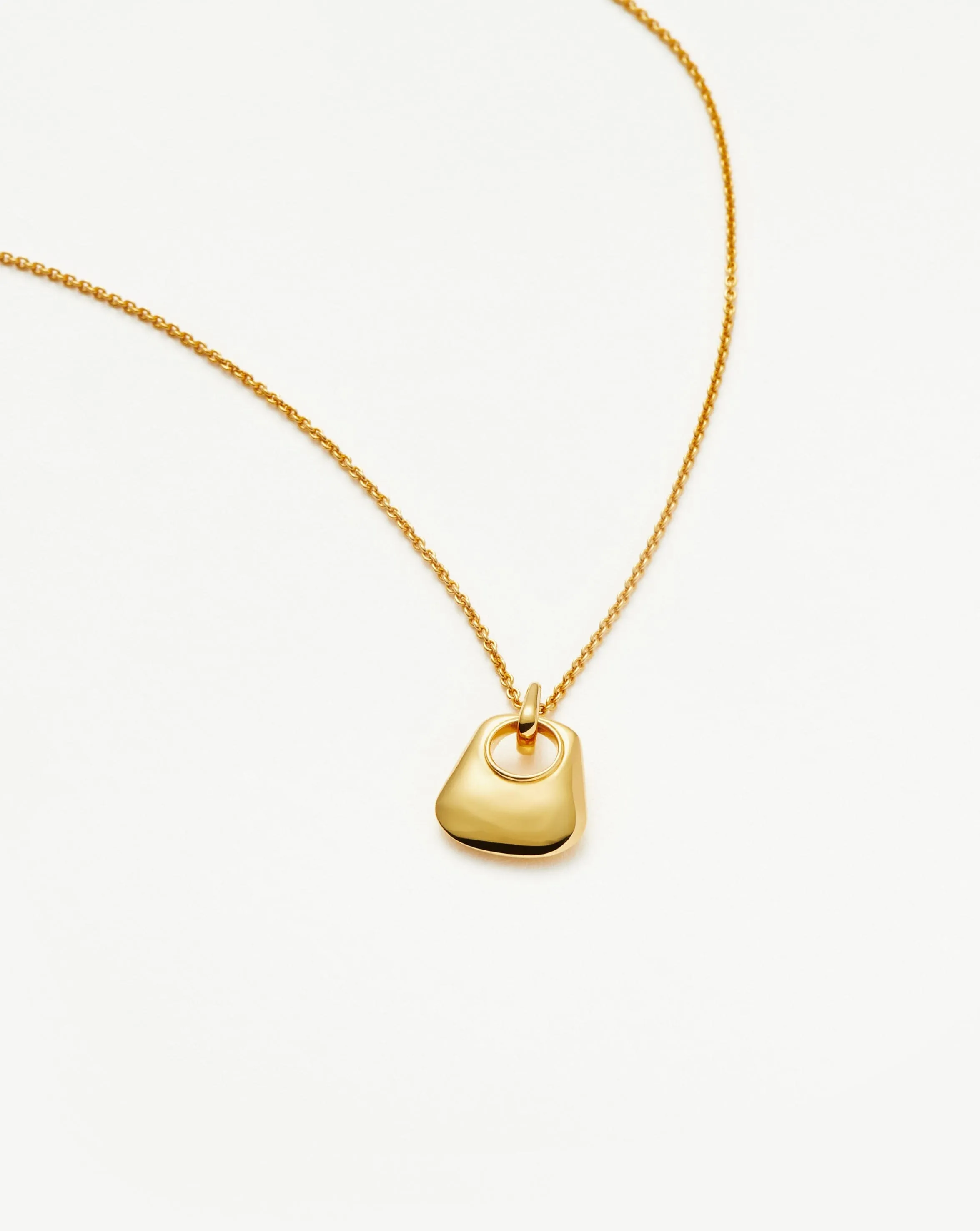 Hera Ridge Mini Pendant Necklace | 18ct Gold Plated Vermeil