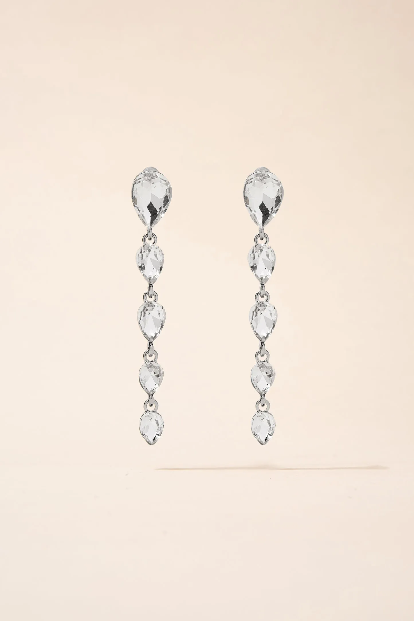 Isla Teardrop 5-Tiered Drop Earrings