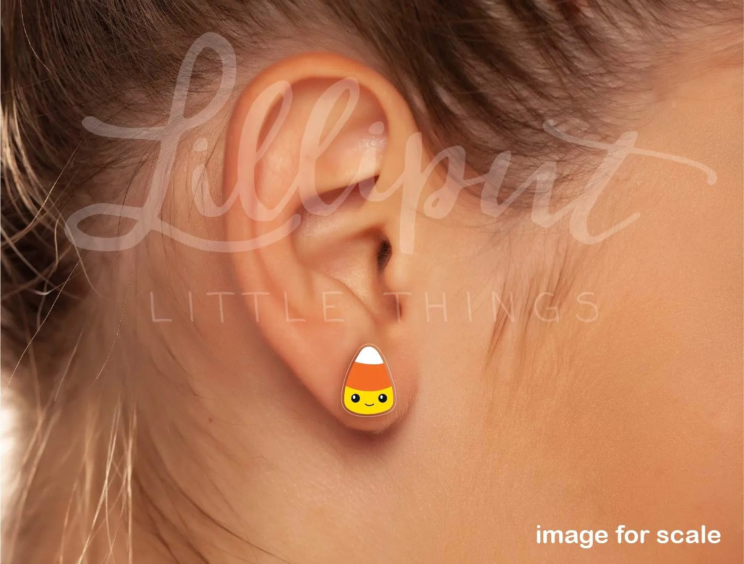 Kawaii Candy Corn Earrings