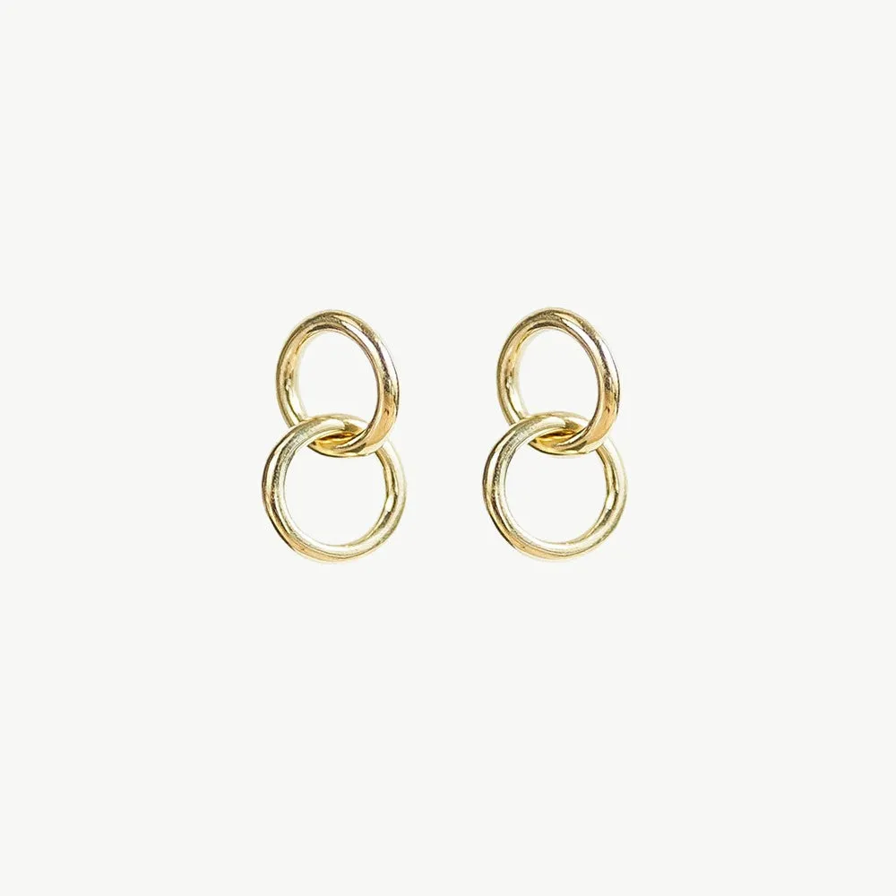 Kumi Mini Hoop Stud Earrings