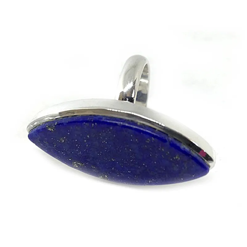 Lapis Lazuli Statement Bohemian Ring