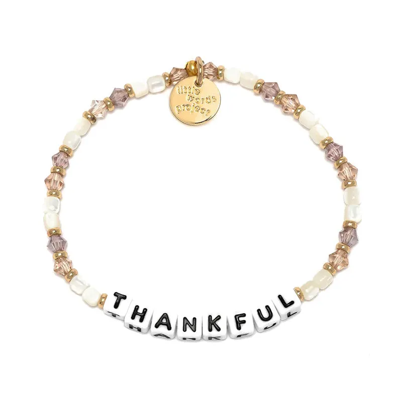 LITTLE WORDS PROJECT | Thankful Bracelet