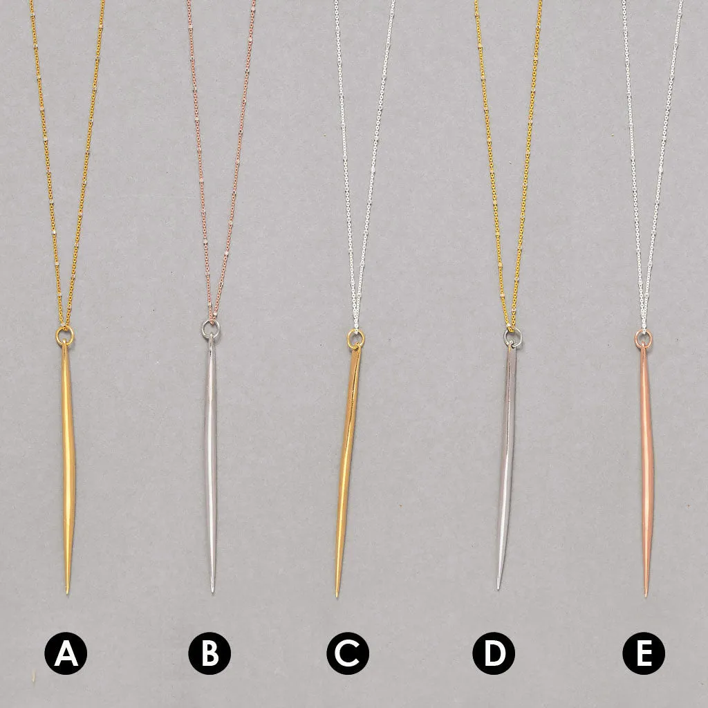 Long Spike Necklace  (N1206)