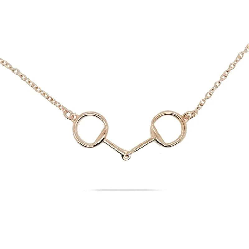 MCJ Pendant Rose Gold Snaffle Bit