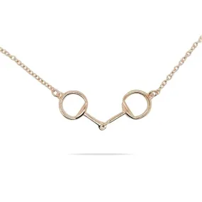 MCJ Pendant Rose Gold Snaffle Bit