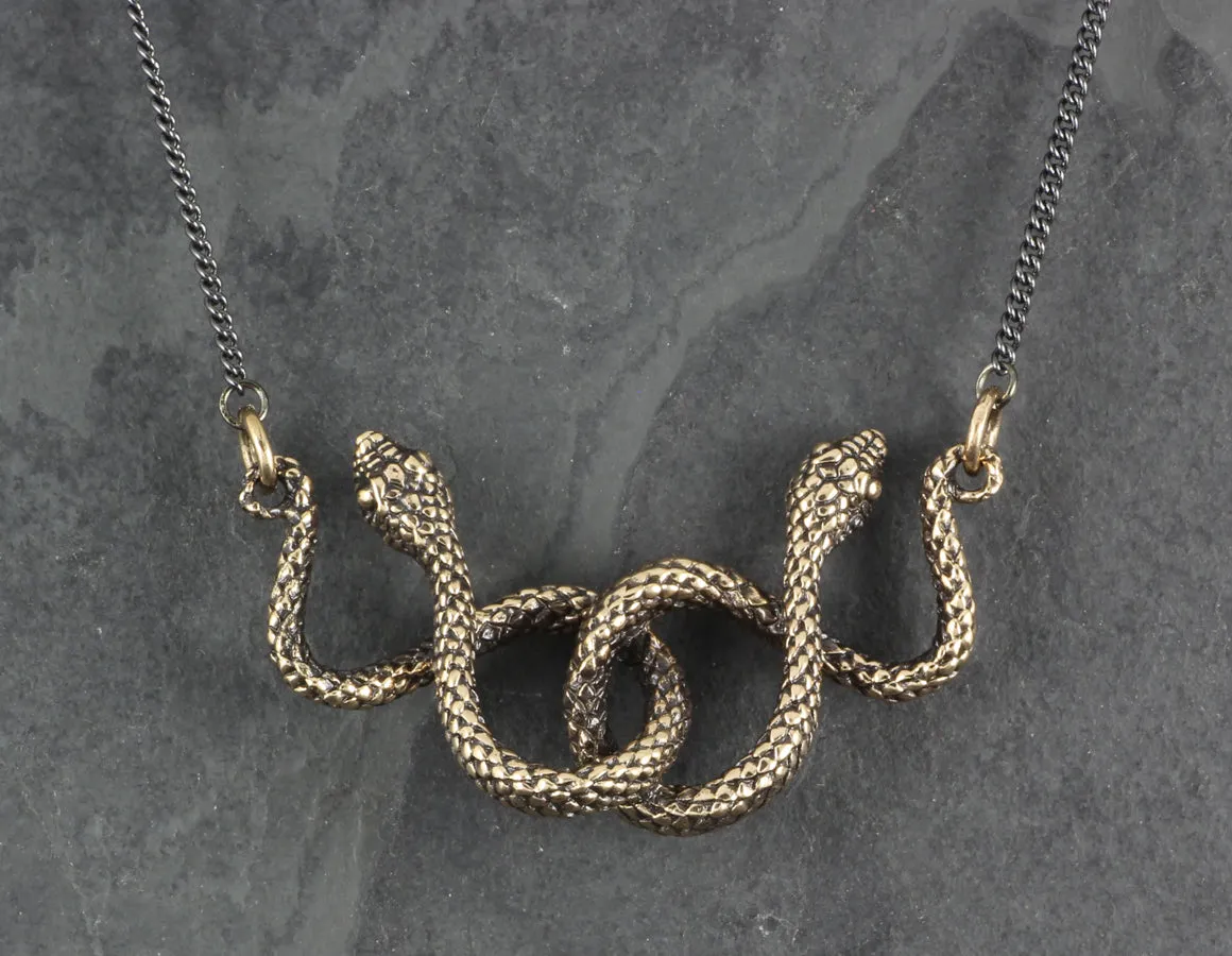 Medusa Necklace - Bronze