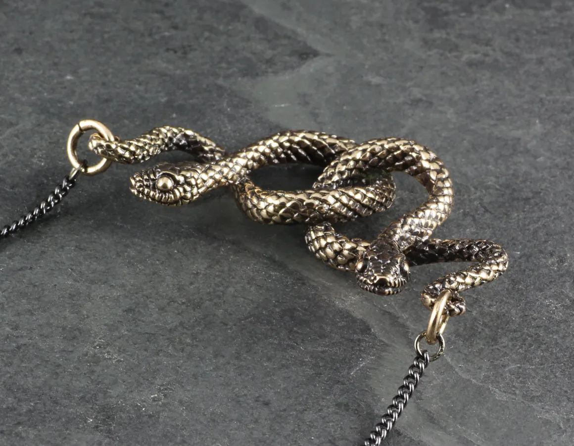 Medusa Necklace - Bronze