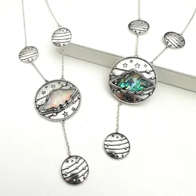 Mega Flyer Saucer Necklace