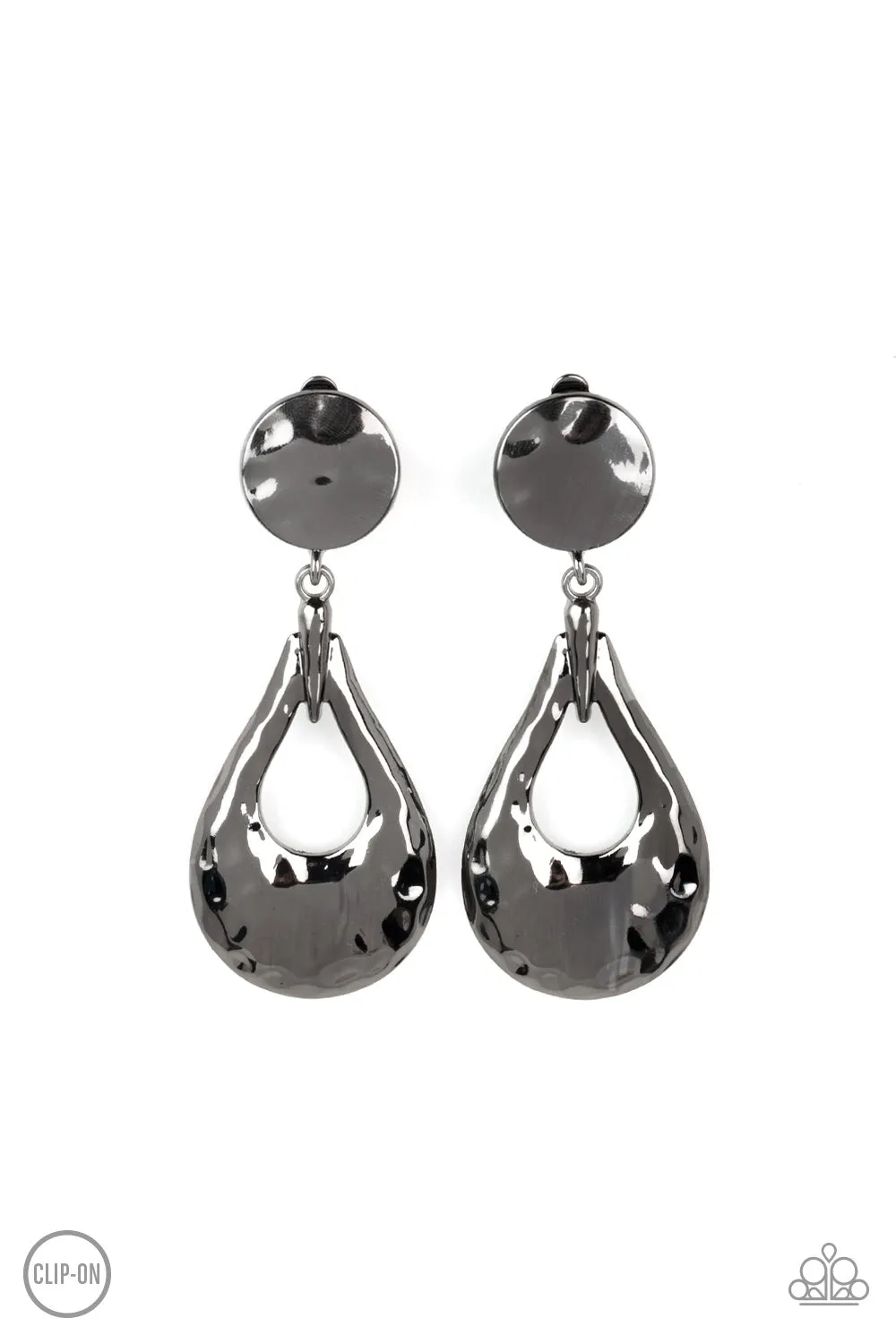 Metallic Magic Black-Earrings