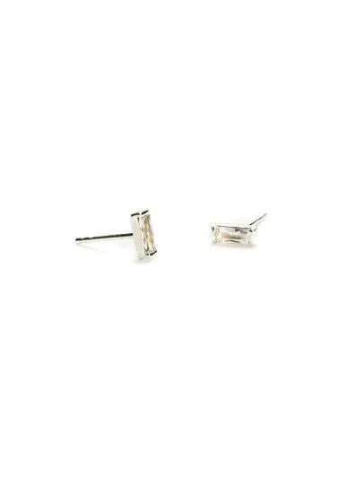 Mini Gem Stud Earring