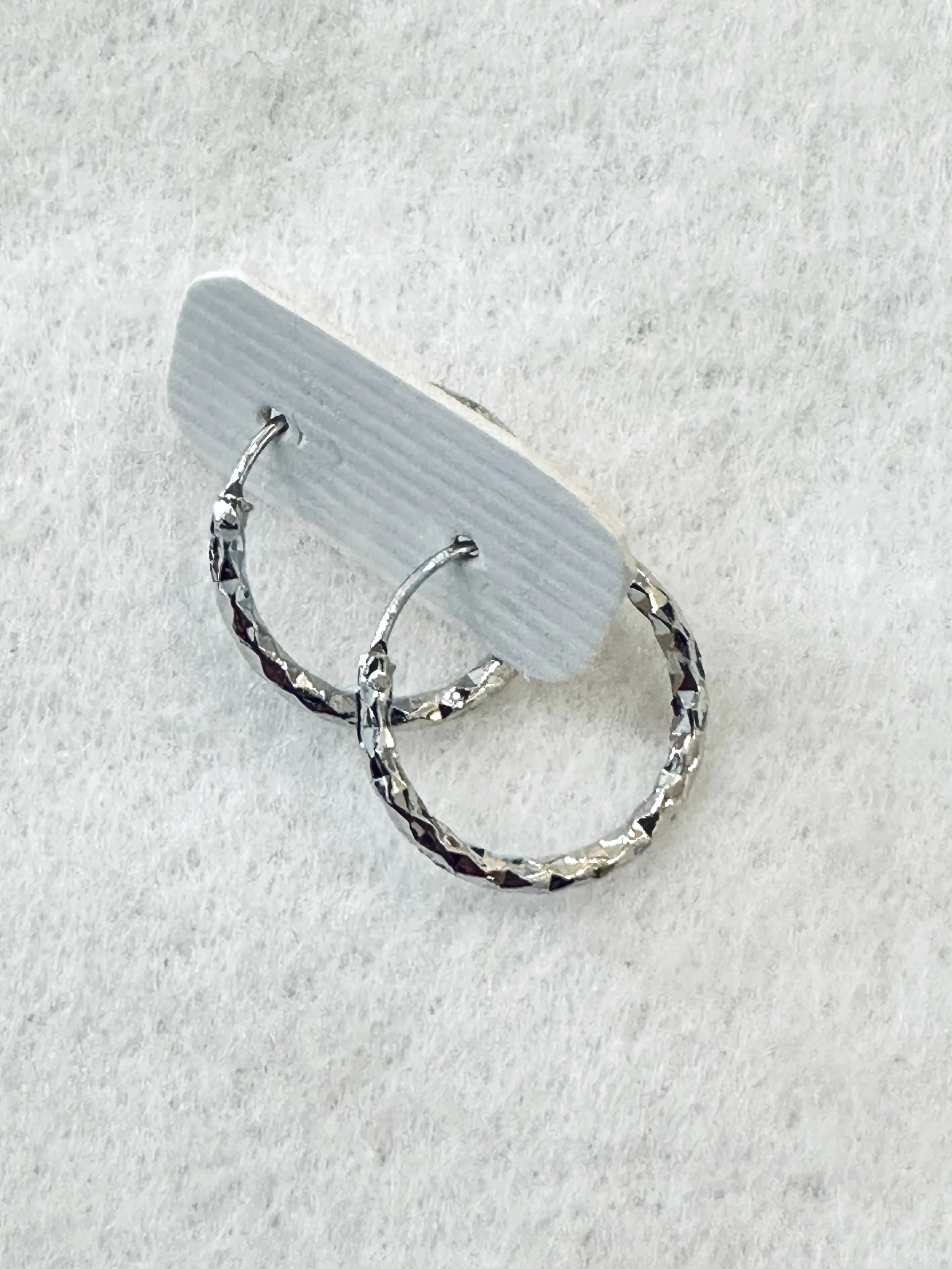 Modern Dainty Hoop 18mm Earrings