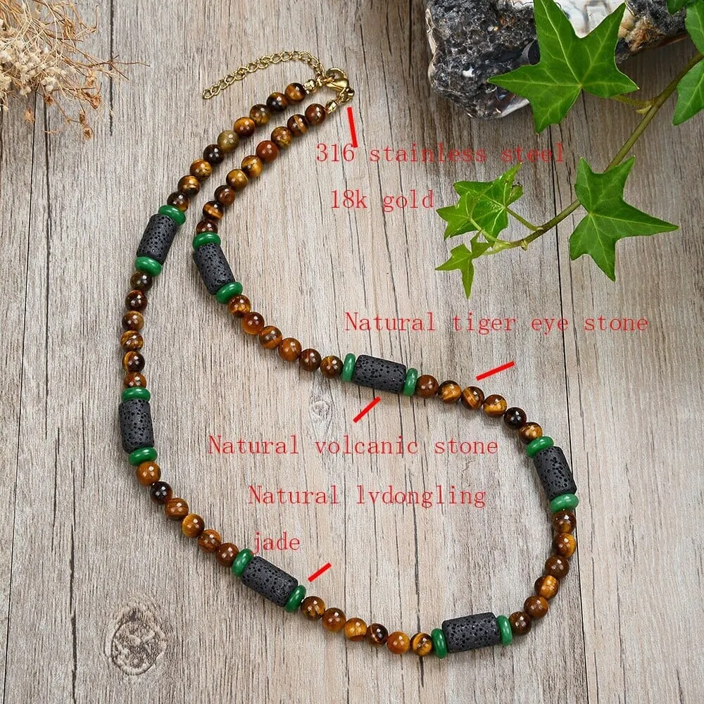 Natural Tiger's Eye Necklace