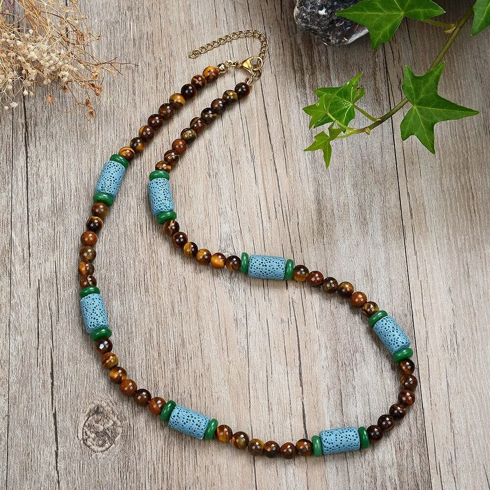 Natural Tiger's Eye Necklace