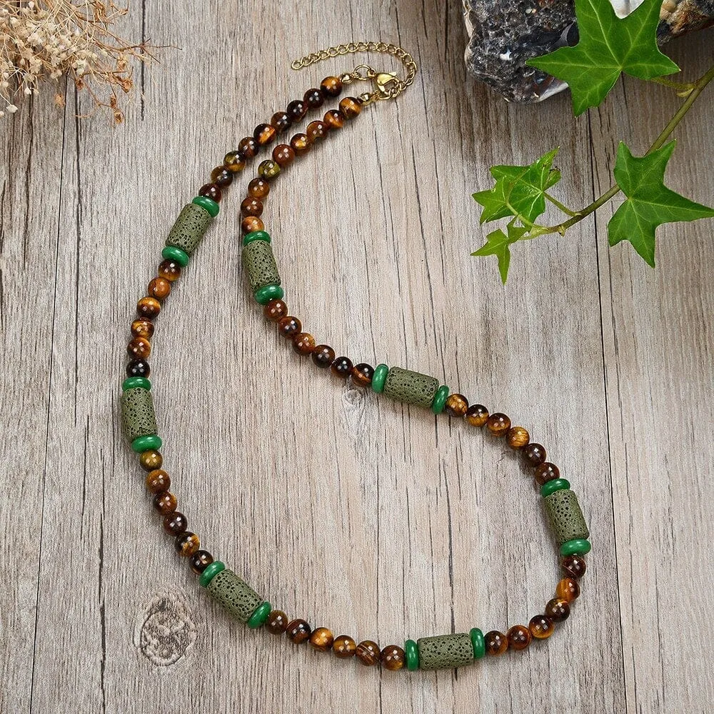 Natural Tiger's Eye Necklace